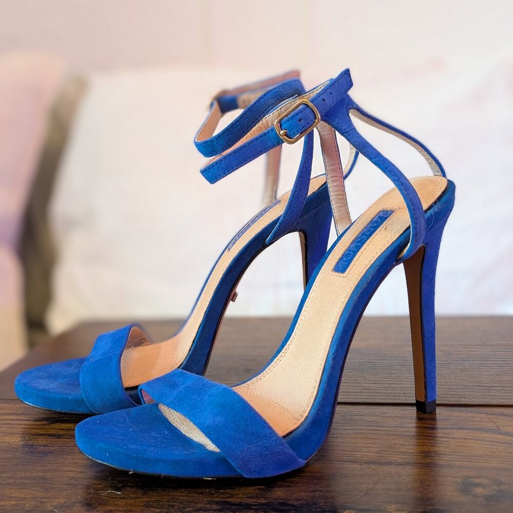 Blue heels